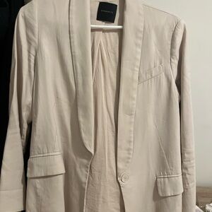 Dynamite Women's Cream Blazer